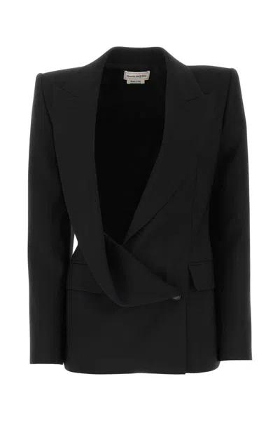 Alexander Mcqueen Jackets And Vests In Black
