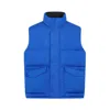 Alexander Mcqueen Man Down Jacket Bright Blue Size 40 Polyester In Blue