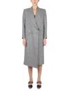 Alexander Mcqueen Tailored Houndstooth Double-breasted Coat In Multicolour