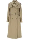 Alexander Mcqueen Coats In Beige