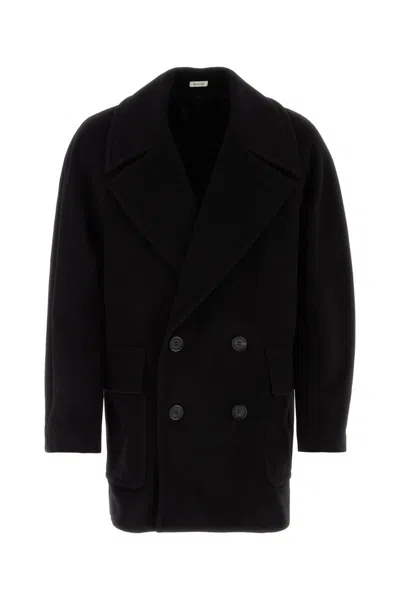 Alexander Mcqueen Coats In Black