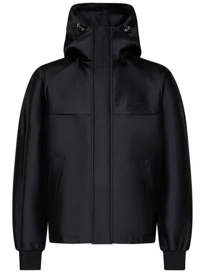 Alexander Mcqueen Jacket In Black