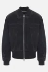 Alexander Mcqueen Alexander Mc Queen Lightweight Zipped Jacket Black In Black