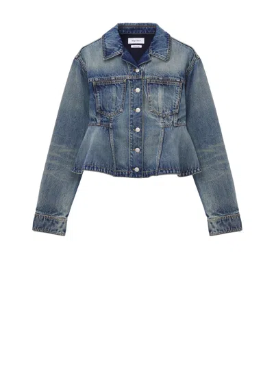 Alexander Mcqueen Coats Blue