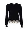 Alexander Mcqueen Alexander Mc Queen Black Ivory Wool Cashmere Cardigan