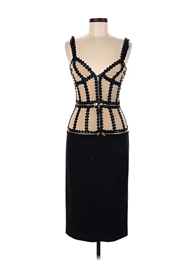 Pre-owned Alexander Mcqueen Cocktail Dress In Black