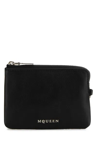 Alexander Mcqueen Coin Wallet In Black