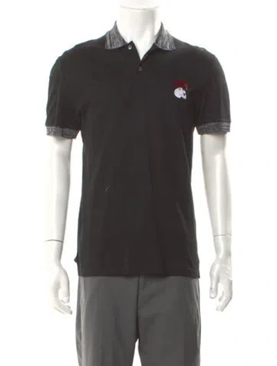 Pre-owned Alexander Mcqueen Collar Short Sleeve Polo Shirt In Gray
