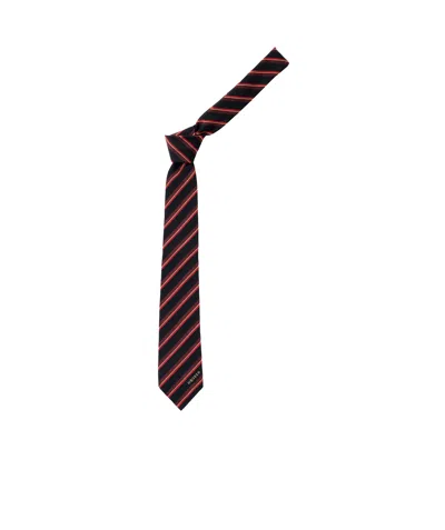 Alexander Mcqueen College Tie In Black