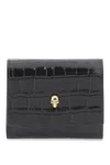 ALEXANDER MCQUEEN COMPACT SKULL WALLET