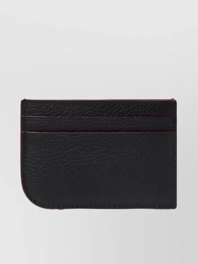Alexander Mcqueen Compact Textured Wallets & Cardholders In Multi
