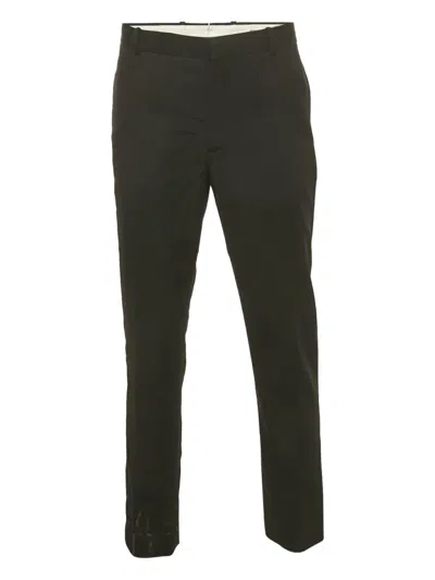 Pre-owned Alexander Mcqueen Concealed-closure Trousers In Black