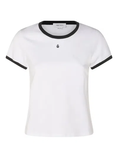 ALEXANDER MCQUEEN CONTRAST-TRIM T-SHIRT