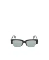 Alexander Mcqueen Sunglasses With Graffiti Logo In Black