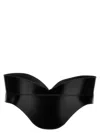 Alexander Mcqueen Leather Waistbelt With Zip Closure 130mm In Black