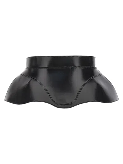Alexander Mcqueen Corset Belt In Black