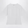 Alexander Mcqueen White Corset Shirt In Poplin Women In White