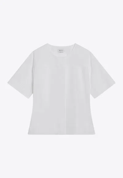ALEXANDER MCQUEEN CORSET STYLE POPLIN TOP
