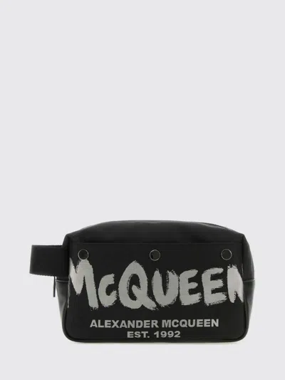 Alexander Mcqueen Cosmetic Case Men Mcqueen In Orange