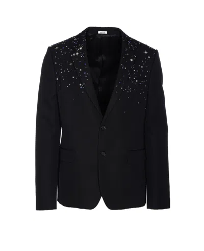 Alexander Mcqueen Costellation Embroidered Single-breasted Jacket