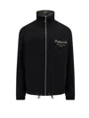 Alexander Mcqueen Cotone And Nylon Jacket With Mcqueen Graffiti Logo In Blue