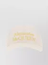 Alexander Mcqueen Cotton Baseball Cap Curved Visor
