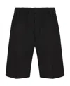 Alexander Mcqueen Cotton, Wool, And Mohair Shorts In Black