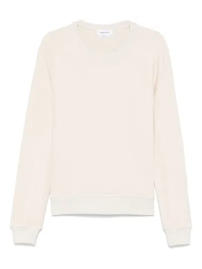 Alexander Mcqueen Cotton-blend Sweatshirt In Neutral