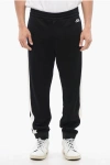 Alexander Mcqueen Cotton-blended Sweatpants With Side Bands