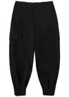 Alexander Mcqueen Cotton Cargo Trousers In Black