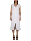 Alexander Mcqueen Cotton Dress In White