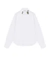 Alexander Mcqueen Cotton Embroidered Sailor Tattoo Shirt In White