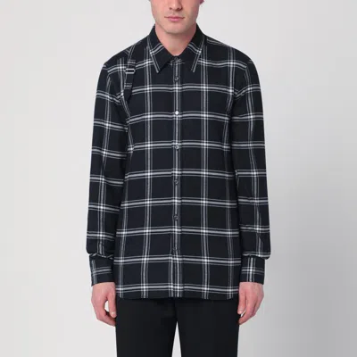ALEXANDER MCQUEEN ALEXANDER MCQUEEN COTTON FLANNEL CHECKERED SHIRT
