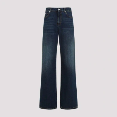 Alexander Mcqueen Cotton Jeans 27 In Blue