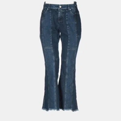 Pre-owned Alexander Mcqueen Cotton Jeans 28 In Blue