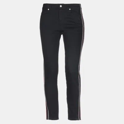 Pre-owned Alexander Mcqueen Cotton Jeans 30 In Black