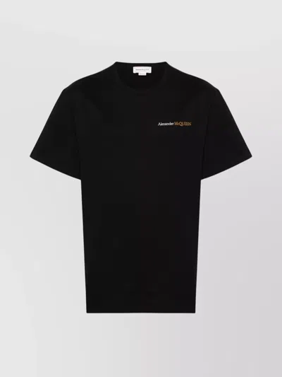 ALEXANDER MCQUEEN COTTON JERSEY LOGO T-SHIRT