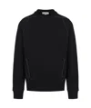 Alexander Mcqueen Cotton Jersey Sweatshirt In Black