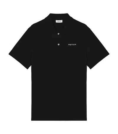 ALEXANDER MCQUEEN COTTON LOGO POLO SHIRT