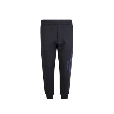 Alexander Mcqueen Cotton Logo Sweatpants In Black