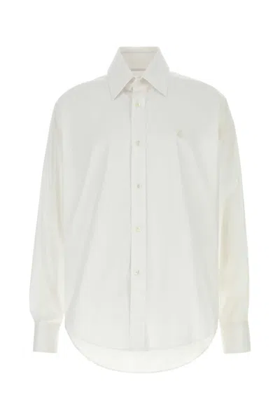 Alexander Mcqueen Cotton Oxford Shirt In Red
