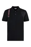 Alexander Mcqueen Shoulder Strap T-shirt In Black