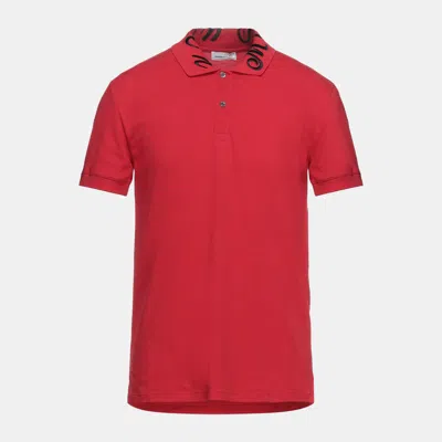 Pre-owned Alexander Mcqueen Cotton Polo Shirts M In Red