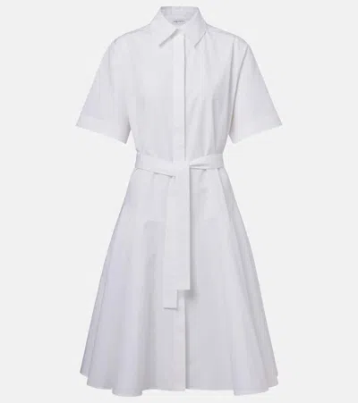 ALEXANDER MCQUEEN COTTON POPLIN SHIRT DRESS
