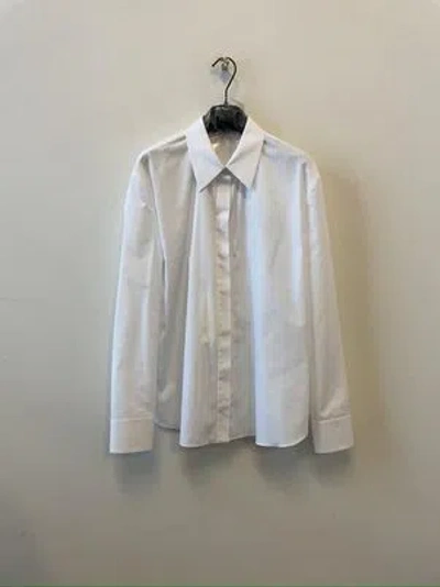 Alexander Mcqueen Cotton Poplin Shirt In Gray