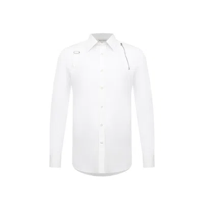 Alexander Mcqueen Cotton Shirt In White