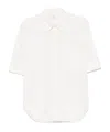 Alexander Mcqueen Cotton Shirt In Light Beige
