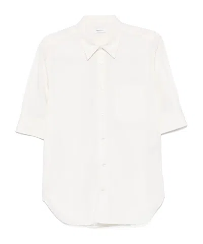 Alexander Mcqueen Cotton Shirt In Light Beige