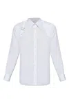 Alexander Mcqueen Harness Shirt In White