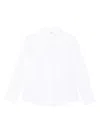 Alexander Mcqueen Cotton Shirt With Oversized Collar In White